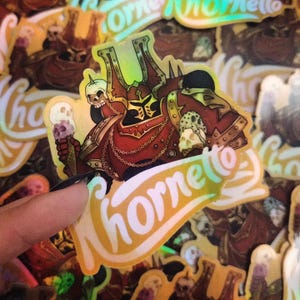 Khorn holographic sticker W40k