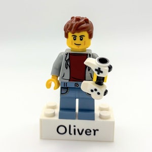 Personalised Minifigure, Fun Geeky Gift for Birthdays, Mothers Day & Fathers Day