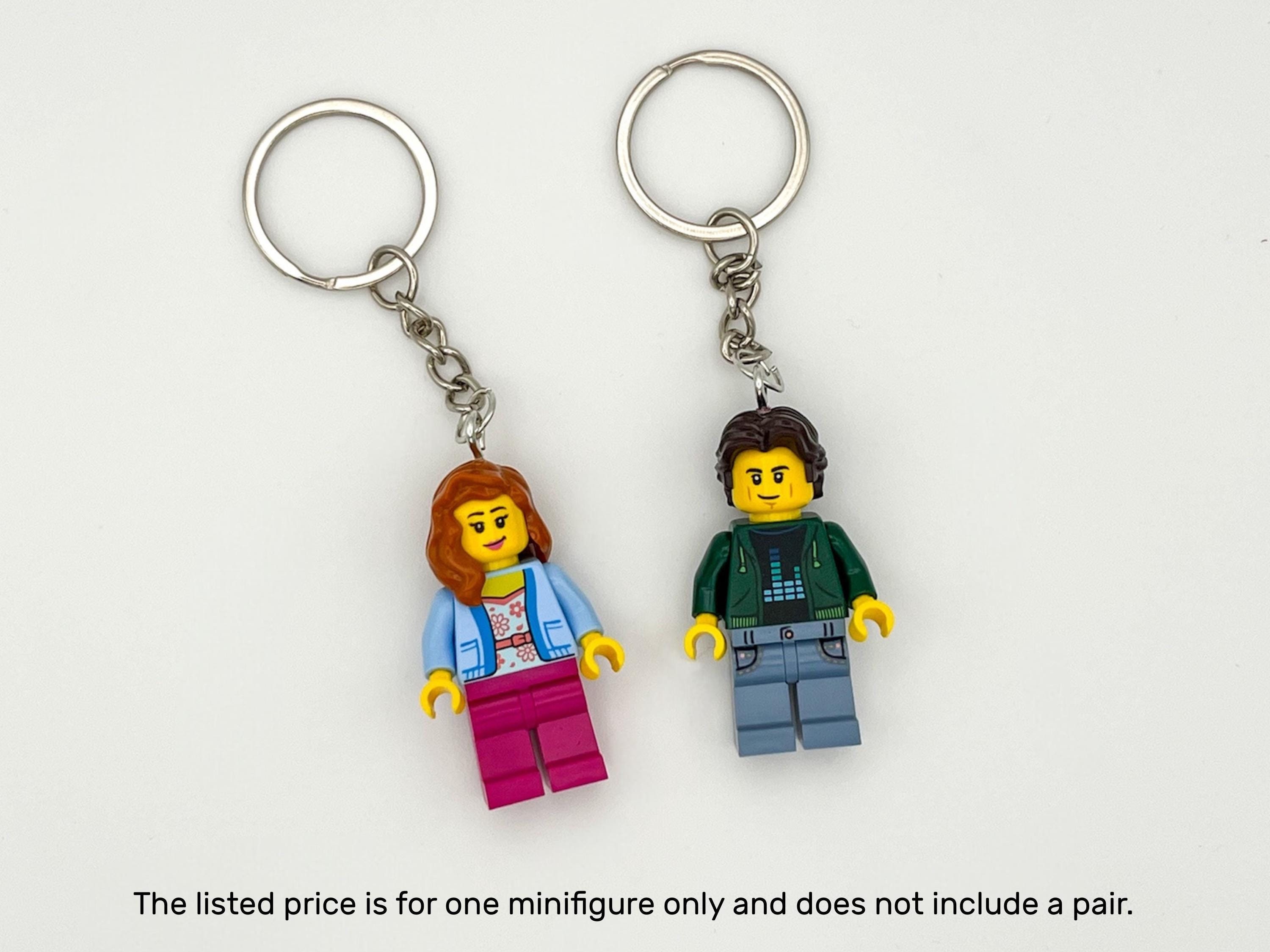 Matching Couple Lego Keychain Couple Lego Keychain Jual Gantungan