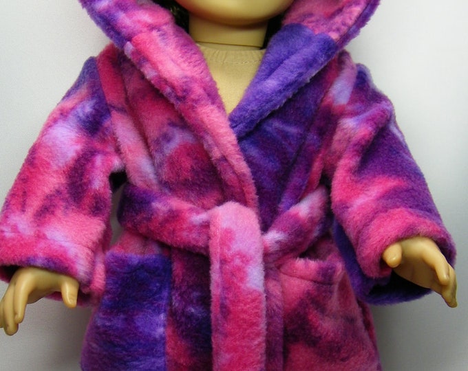 Tiedyed American Girl Doll Robe Etsy