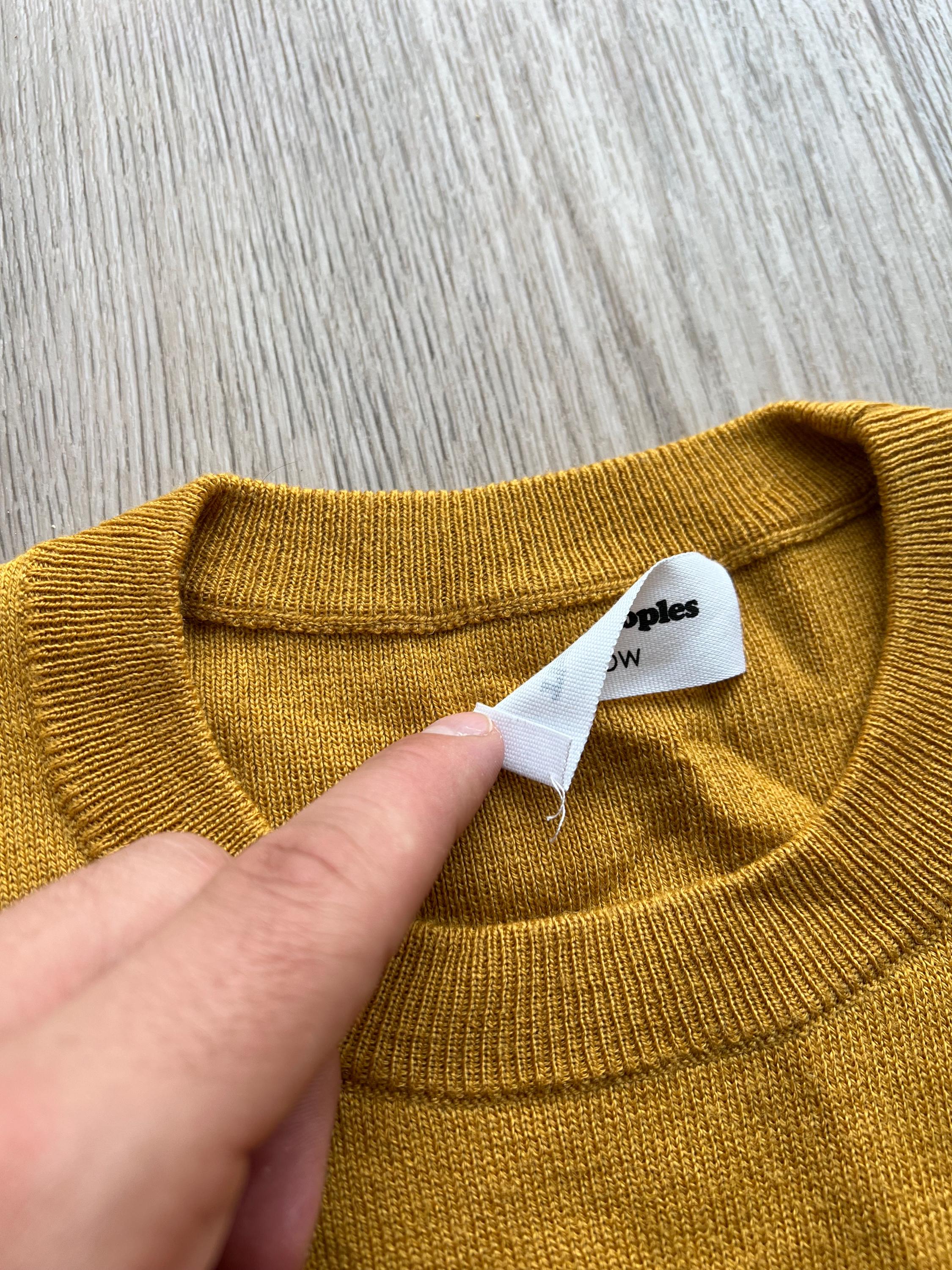 The Kooples Show Mustard Knit Sweater Better En Noir - Etsy