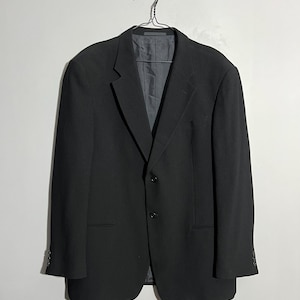 Vintage Armani Collezioni Black Blazer Two Button Jacket