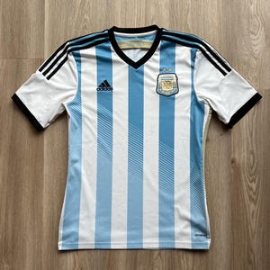 Adidas 2014 Home Argentina Soccer T-Shirt Football Jersey