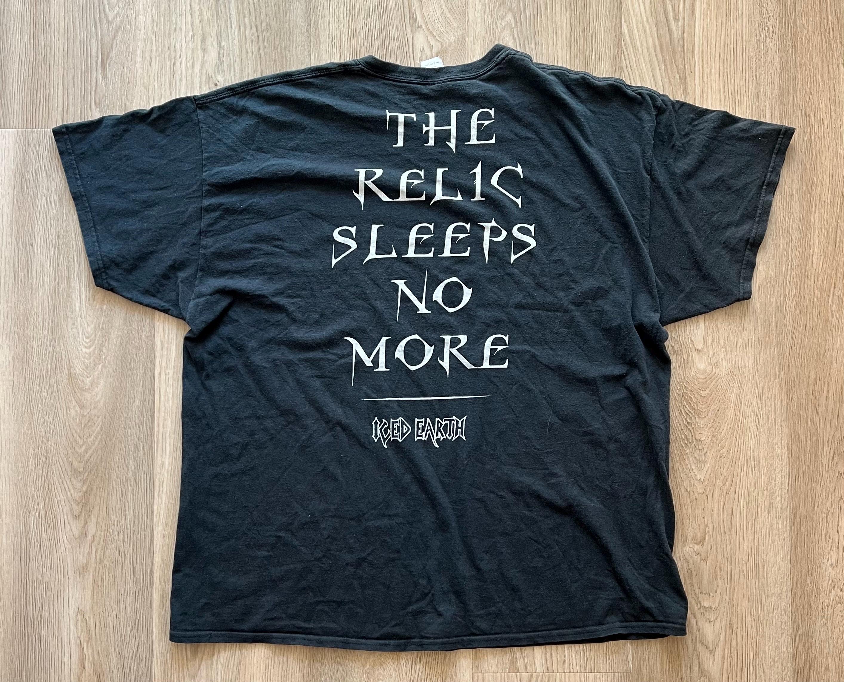 Vintage Iced Earth the Relic Sleeps No More T-shirt Tee - Etsy