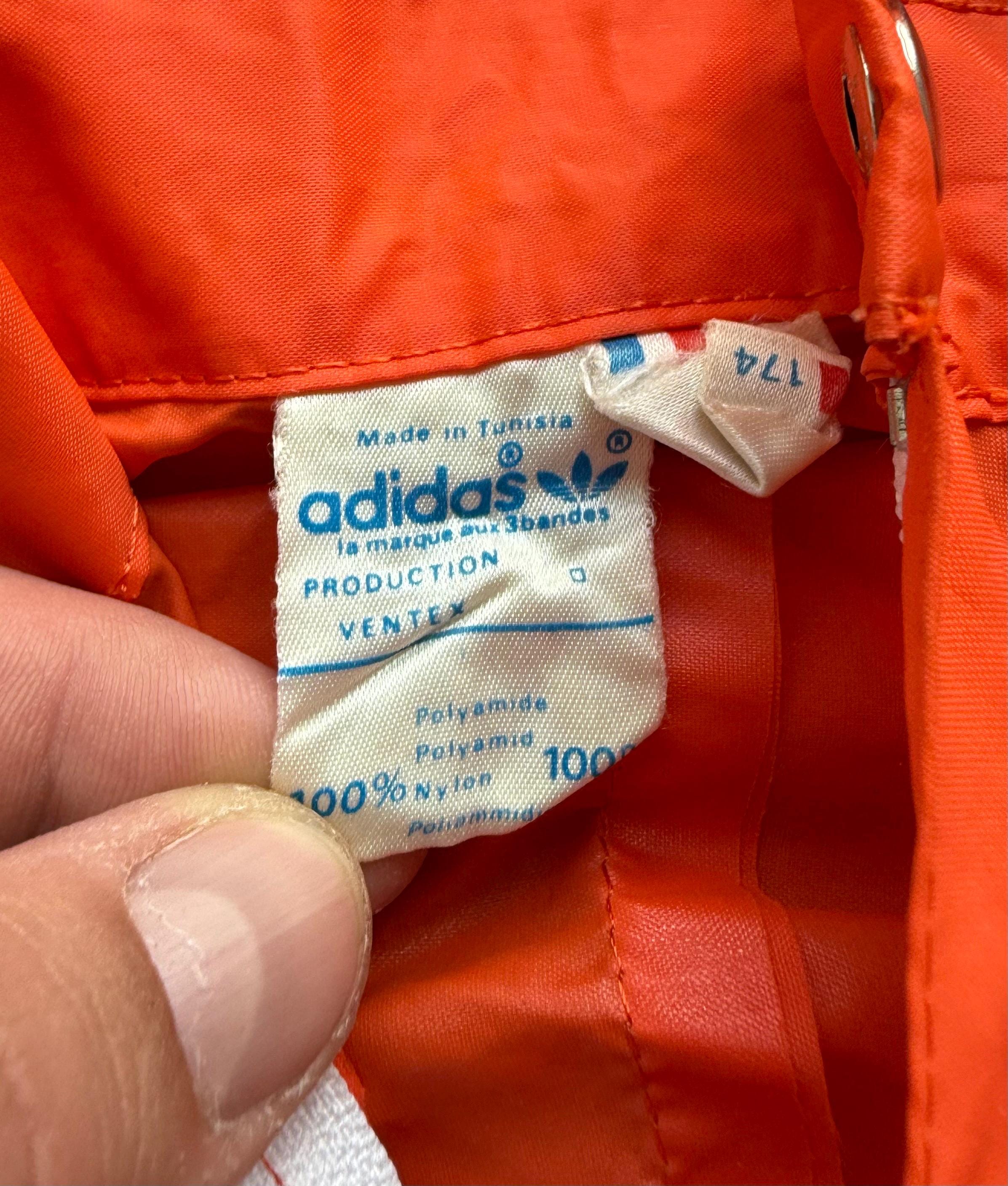 Vintage 70-80s Adidas Ventex Orange Windbreaker Track Jacket - Etsy