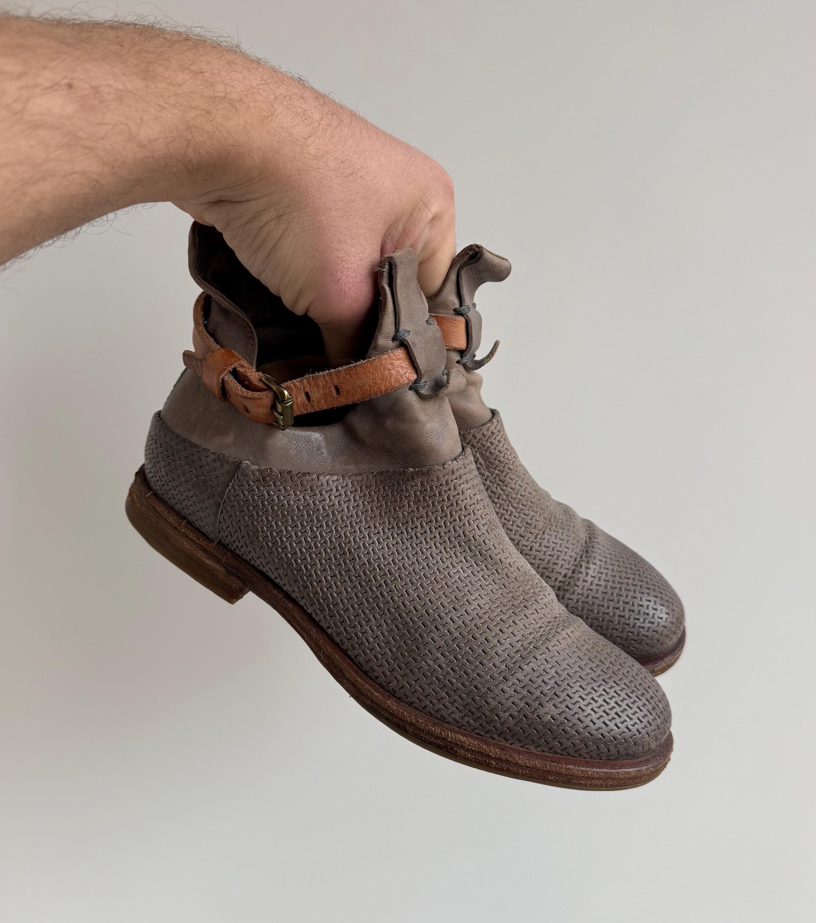 Leather Shoes Imperial Distressed Ankle Boot As 98 Boots Singapore - Main Image