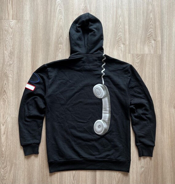 Acne Studios Phone Black Hoodie Etsy UK