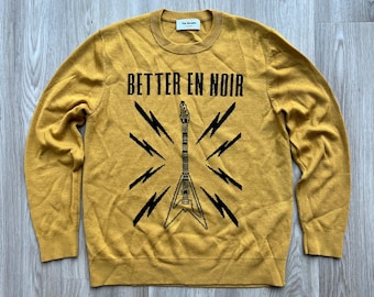 The Kooples Show Senf Strick Pullover Better En Noir