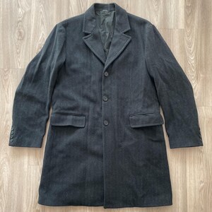 Vintage C.P. Company ullgrå kappa