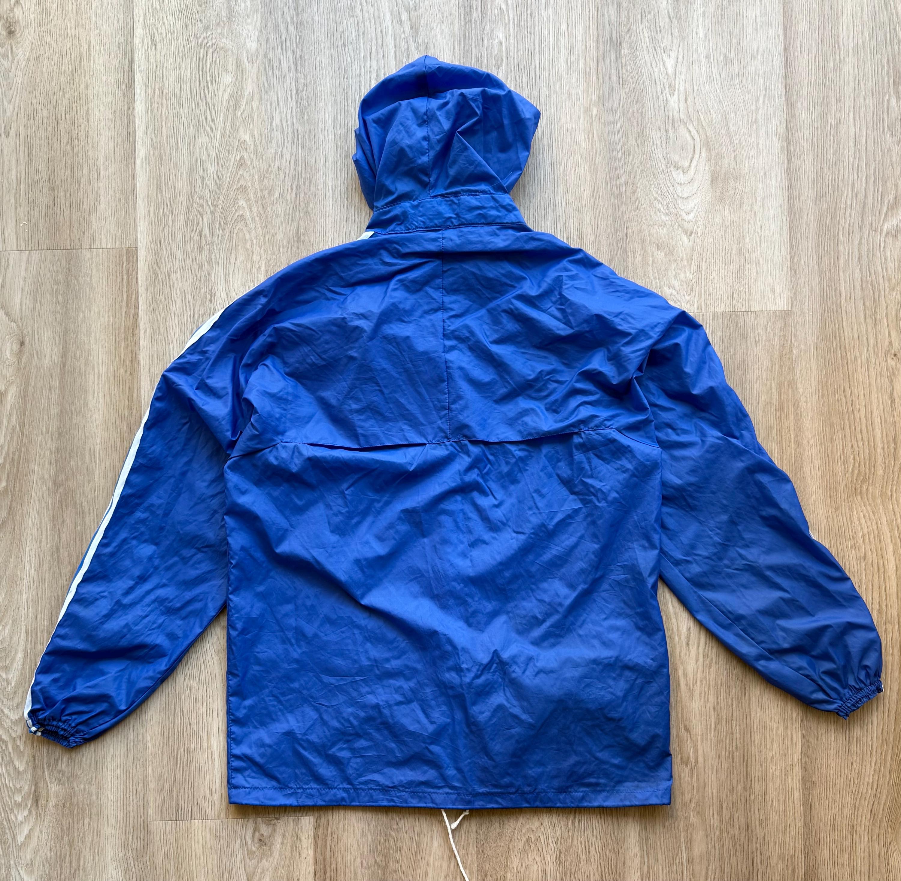 80s adidas オリンピック マルセイユ VENTEX サッカー ジャージ 80s Vintage adidas Ventex Track Jacket Red × Bl