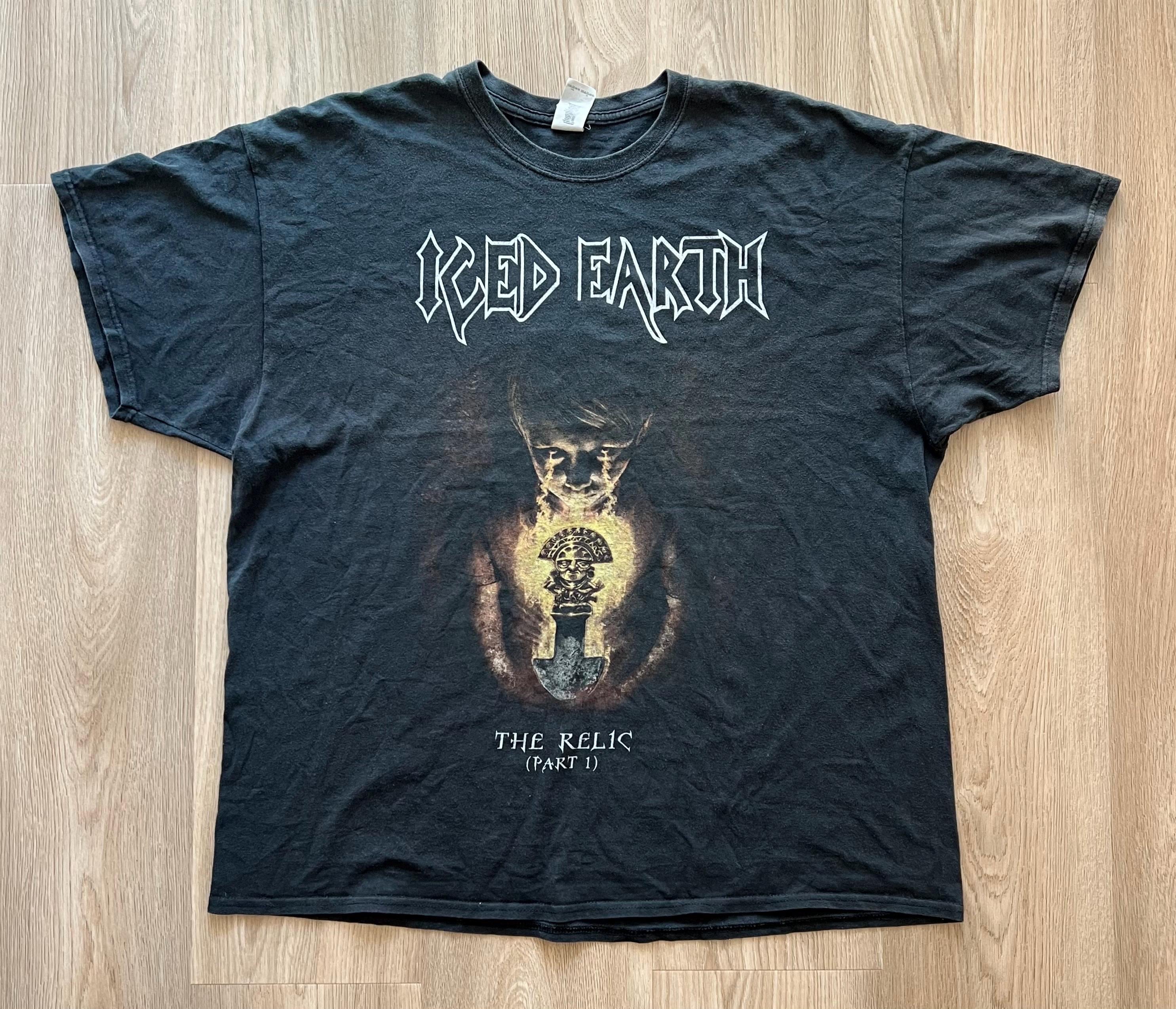 Vintage Iced Earth the Relic Sleeps No More T-shirt Tee - Etsy
