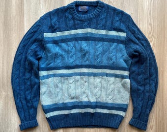 Suéter de punto Pendleton vintage fabricado en EE. UU.