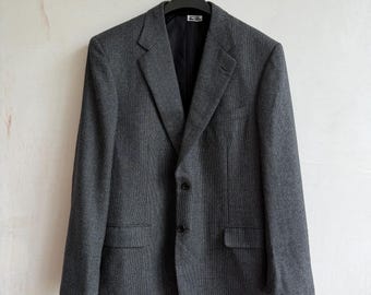 Brioni Wolle Grau Button Up Blazer Klassische Jacke