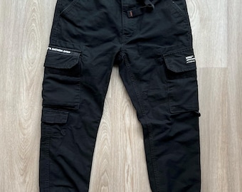 Aape By A Bathing Ape Black Cargo Pants