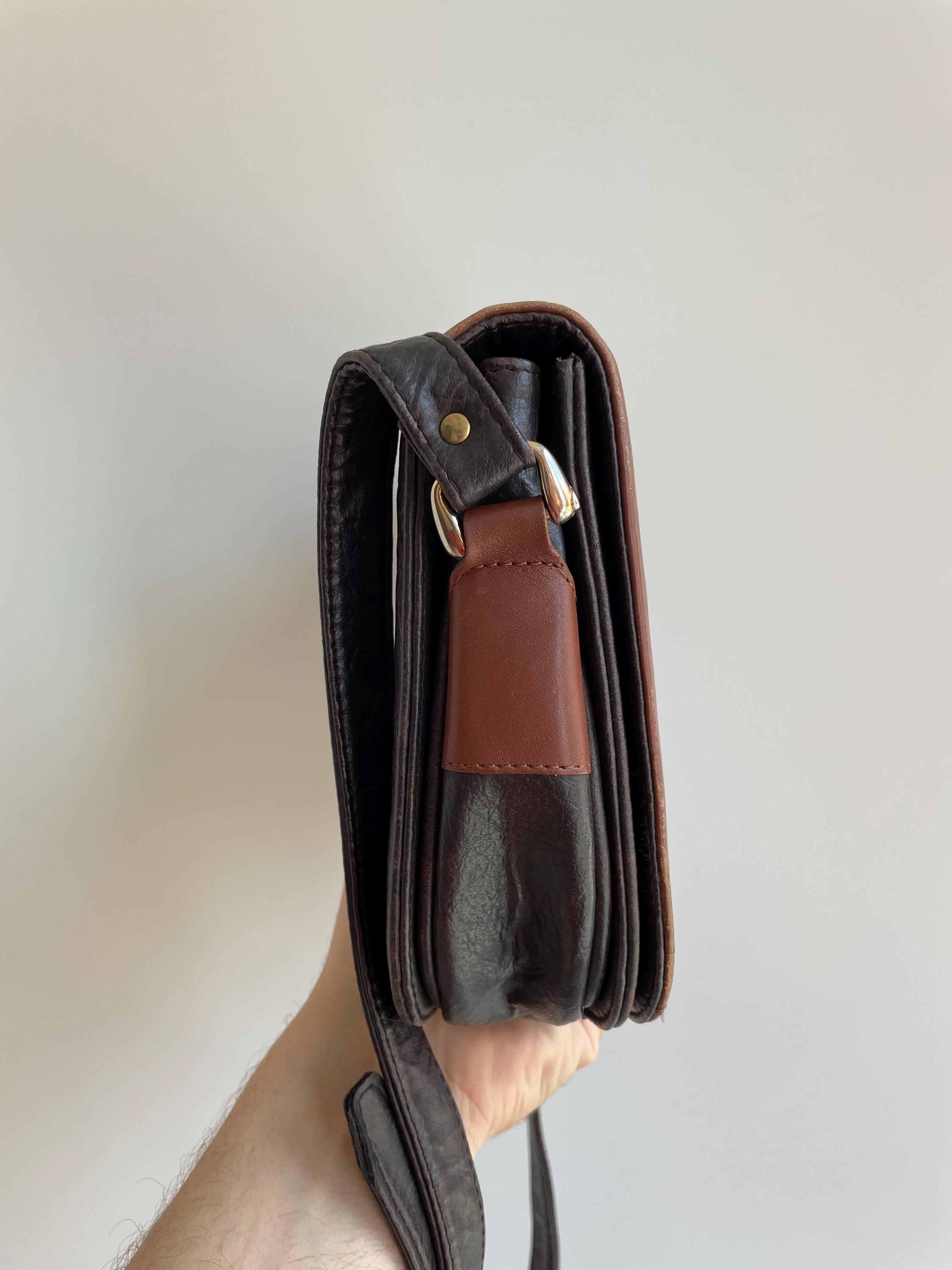 Vintage Cartier Leather Shoulder Logo Bag - Etsy