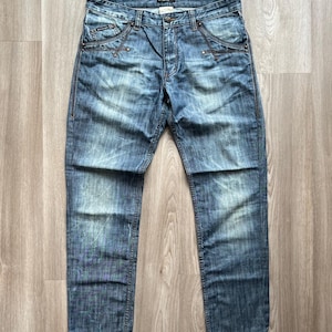 Vintage Dolce & Gabbana Washed Blue Jeans Denim Pants