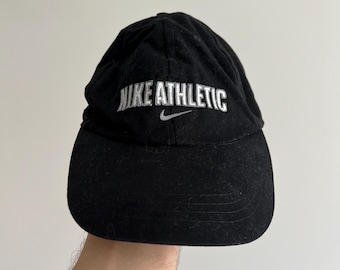 Vintage Nike Athletic Black Baseball Cap