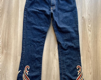Vintage Miss Sixty Embroidered Logo Blue Jeans Y2K - Etsy UK