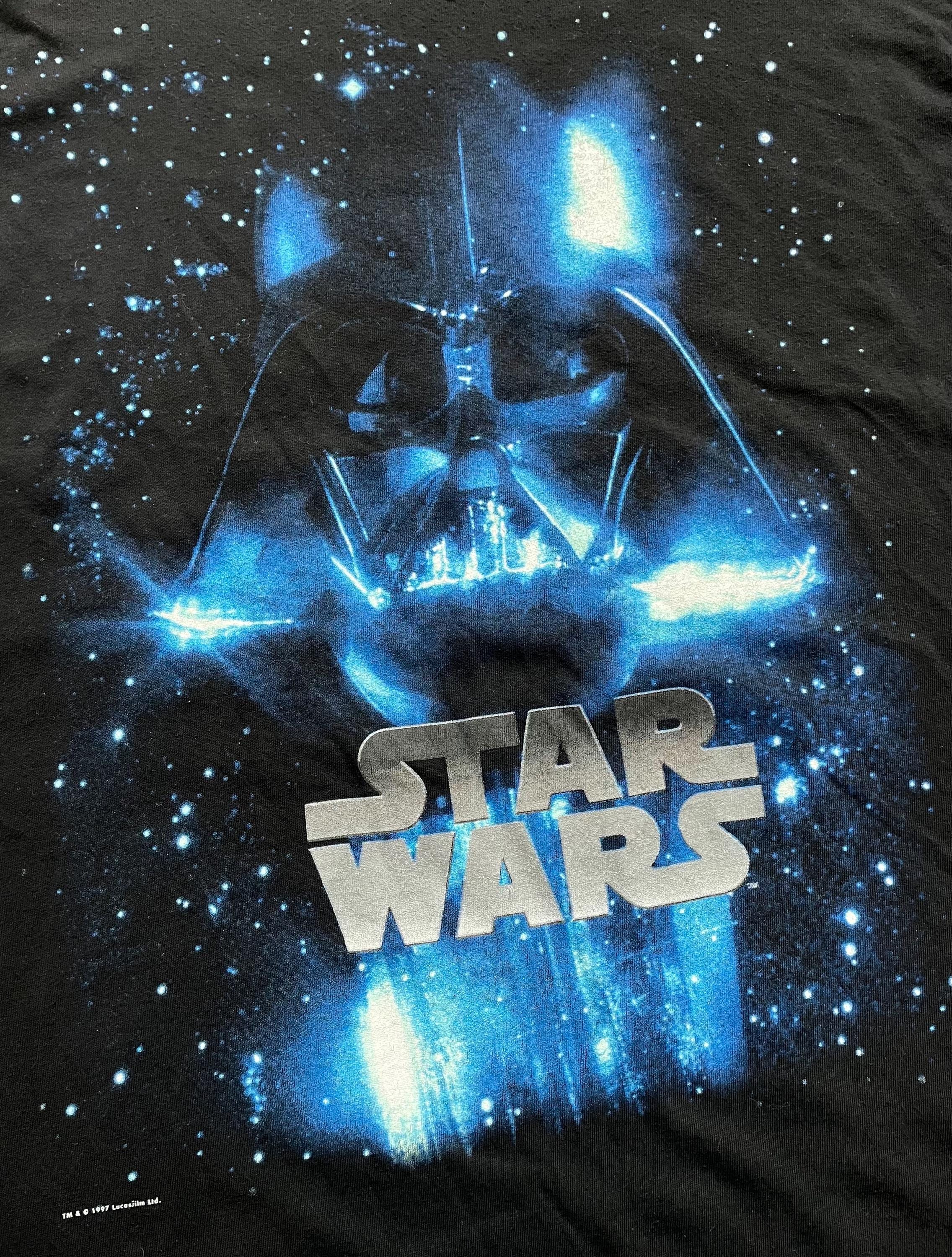 Vintage 1997 Star Wars Darth Vader Black T-shirt Tee - Etsy Israel