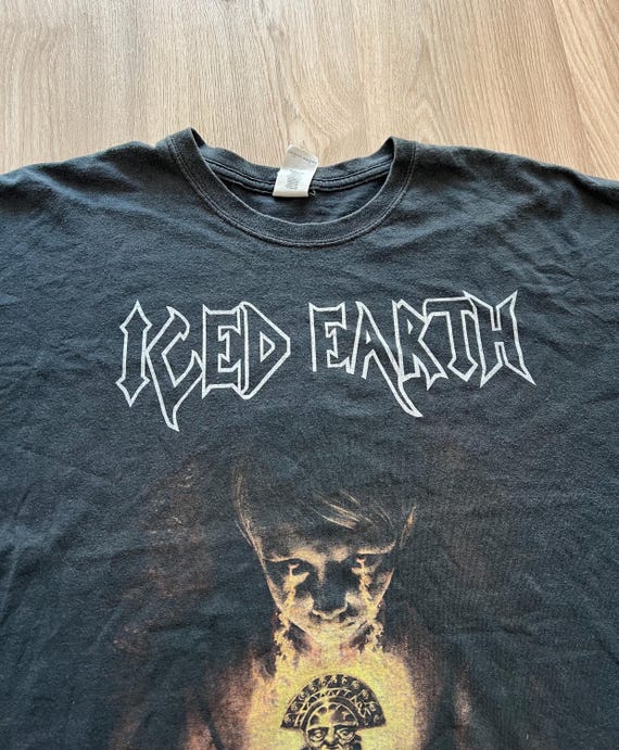 Vintage Iced Earth the Relic Sleeps No More T-shirt Tee - Etsy