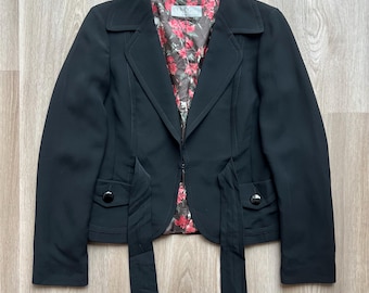 Max Mara Black Blazer With Belt
