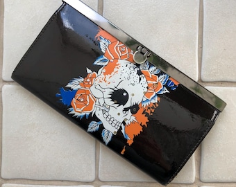 Ed Hardy Wallet Christian Audigier Black Purse