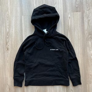 Helmut lang black hoodie hotsell