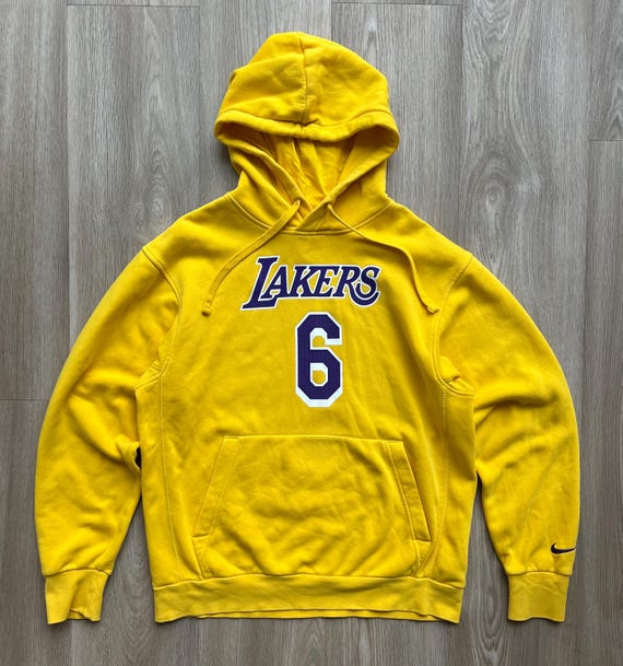 Sudadera con capucha de baloncesto Nike NBA Los Angeles Lakers #6