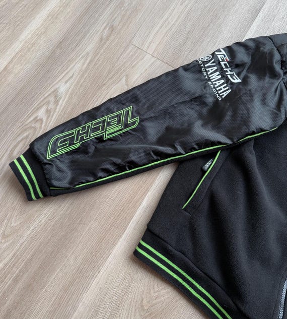 Yamaha Tech 3 Monster Energy Moto GP Black Fleece Jacket - Etsy