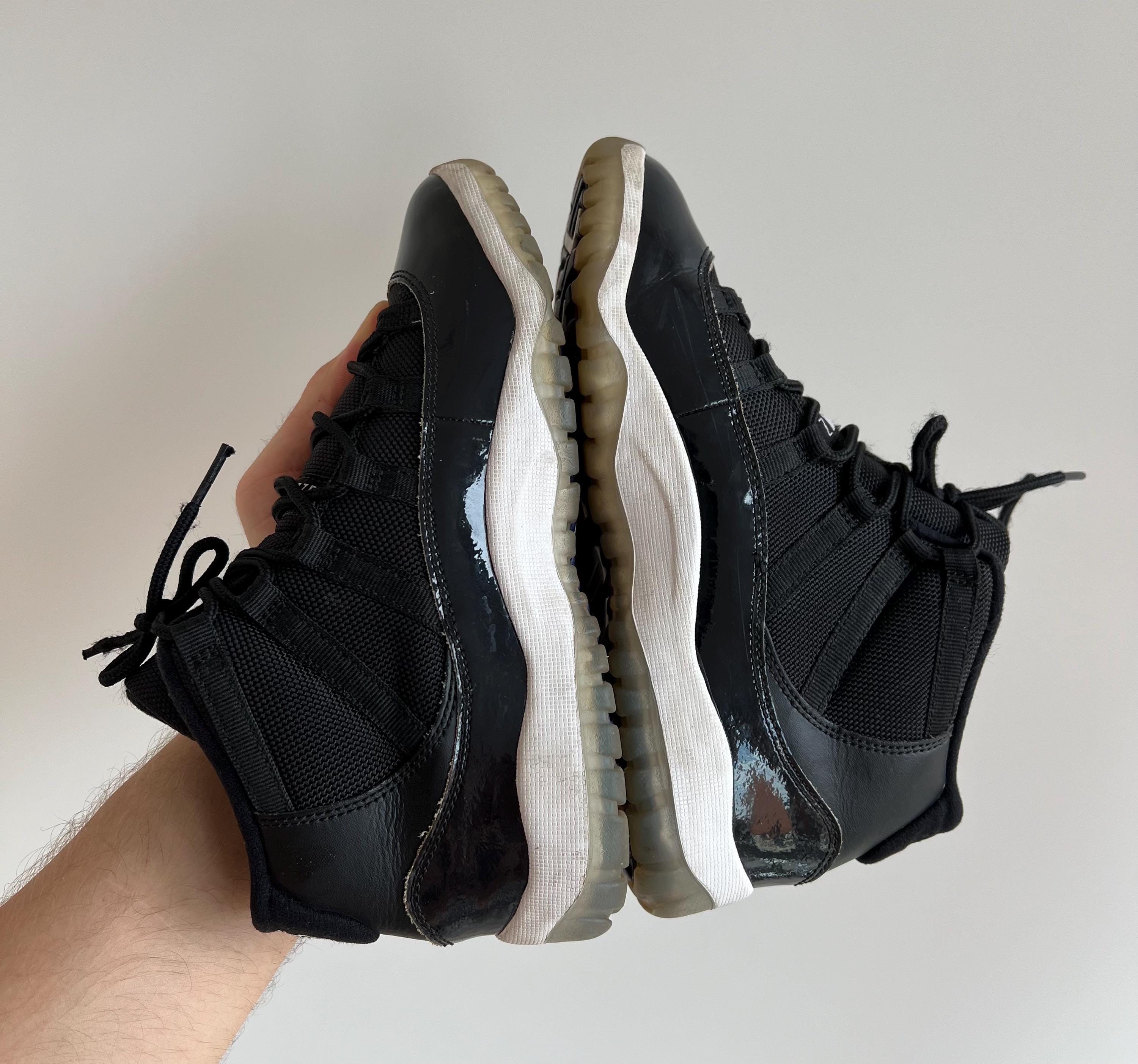 Nike Air Jordan XI 11 Retro Space Jam Black Sneakers - Etsy