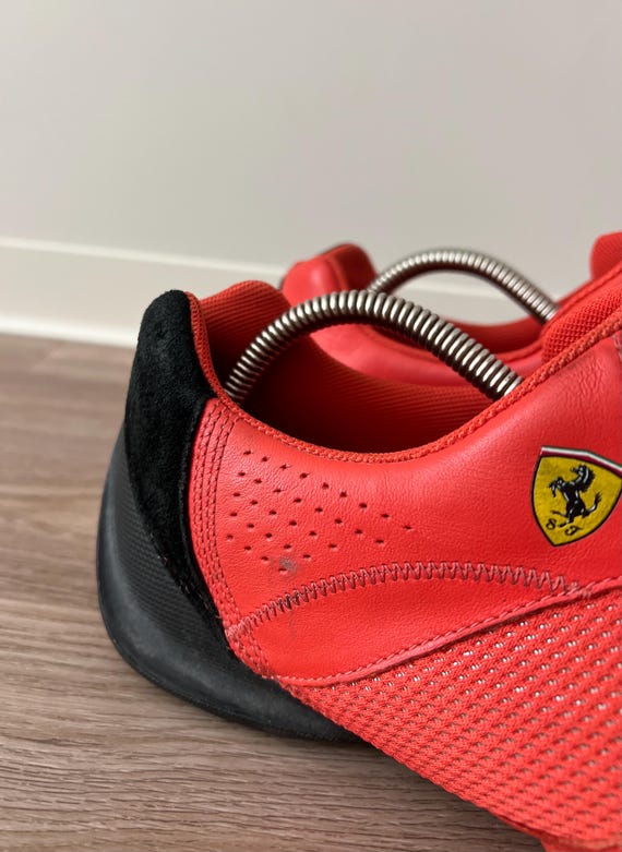 Vintage Puma Ferrari Speed Cat Racing Red Sneakers - Etsy