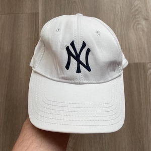 Vintage New York Yankees White MLB Baseball Cap