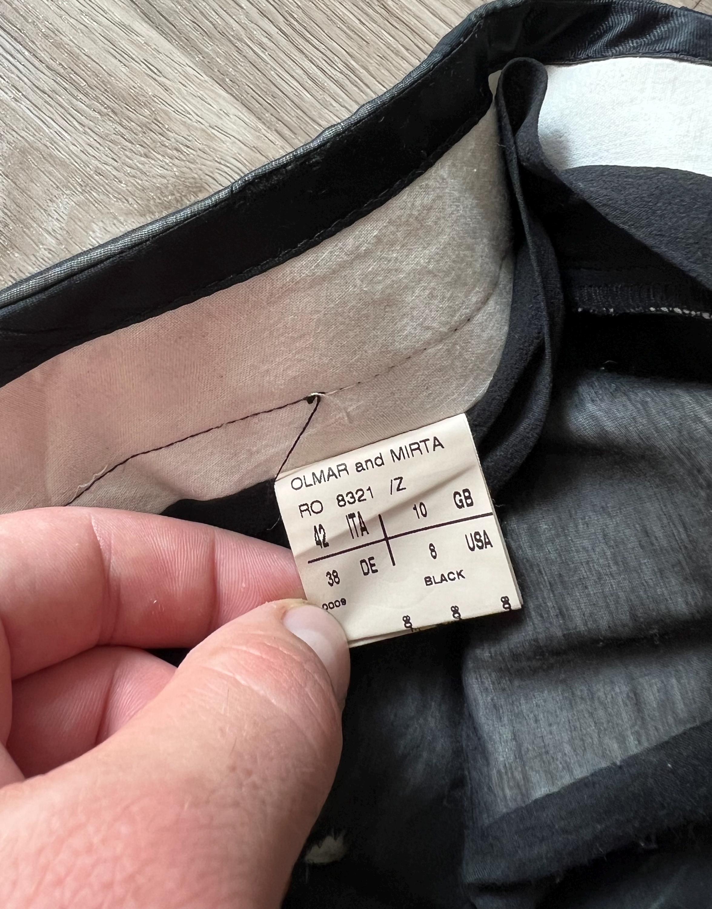 Leather trousers Rick Owens Black size 30 UK - US in Leather