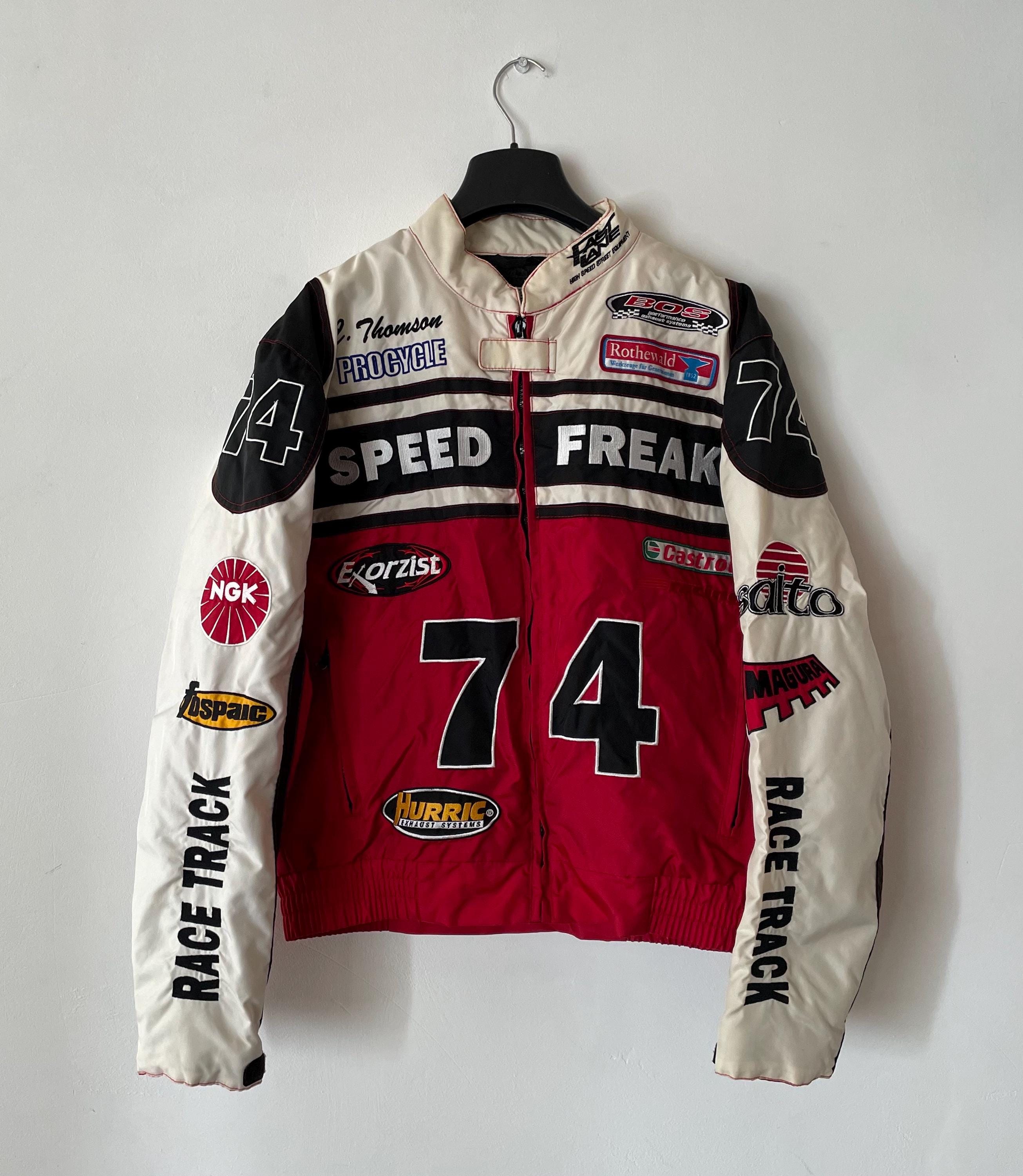 Vintage Speed Freak Motorcycle Rare Racing Bomber Jacket - Etsy Canada