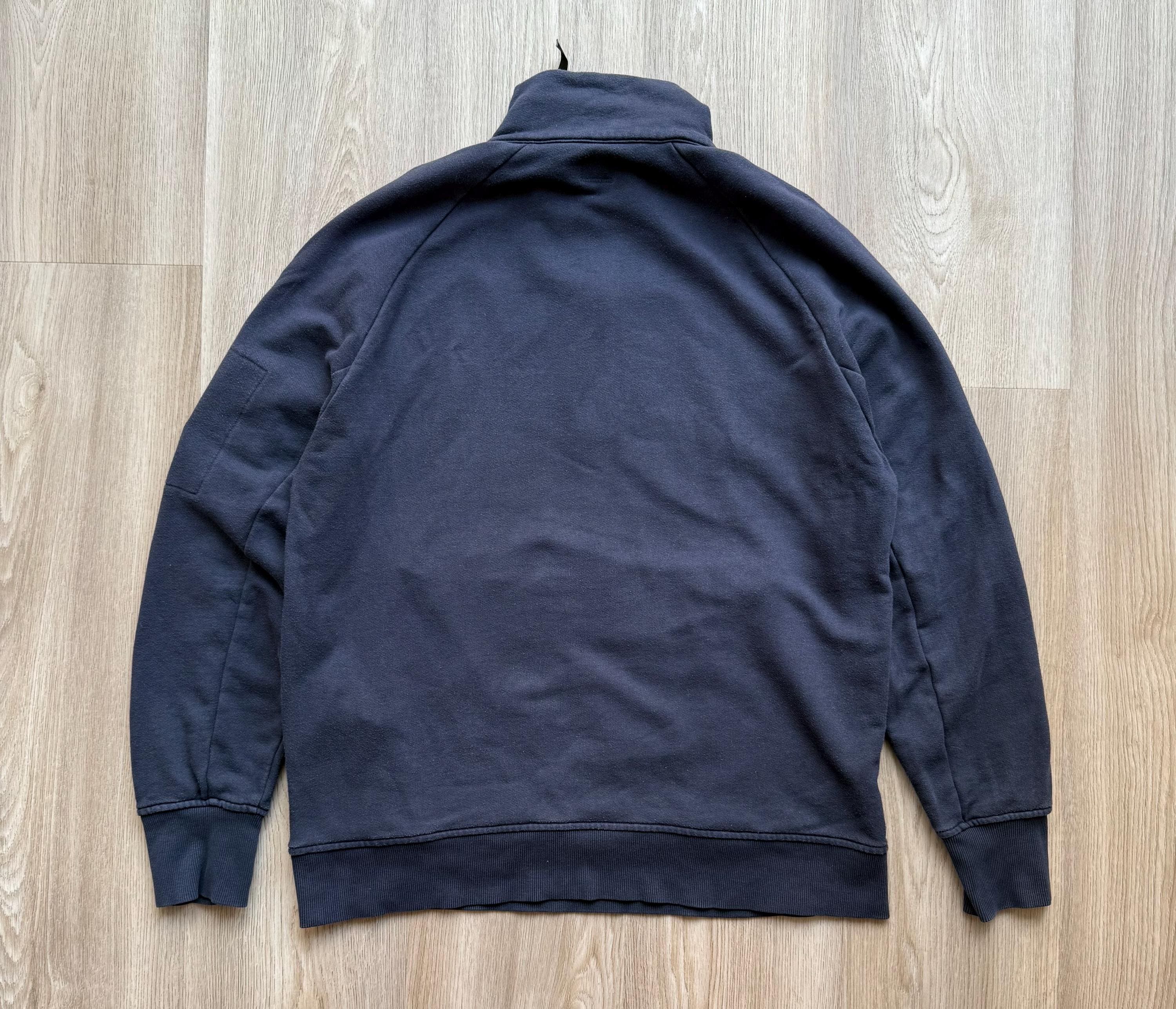 C.P. Company 1/3ジップ ネイビーブルー スウェットシャツ - Etsy 日本