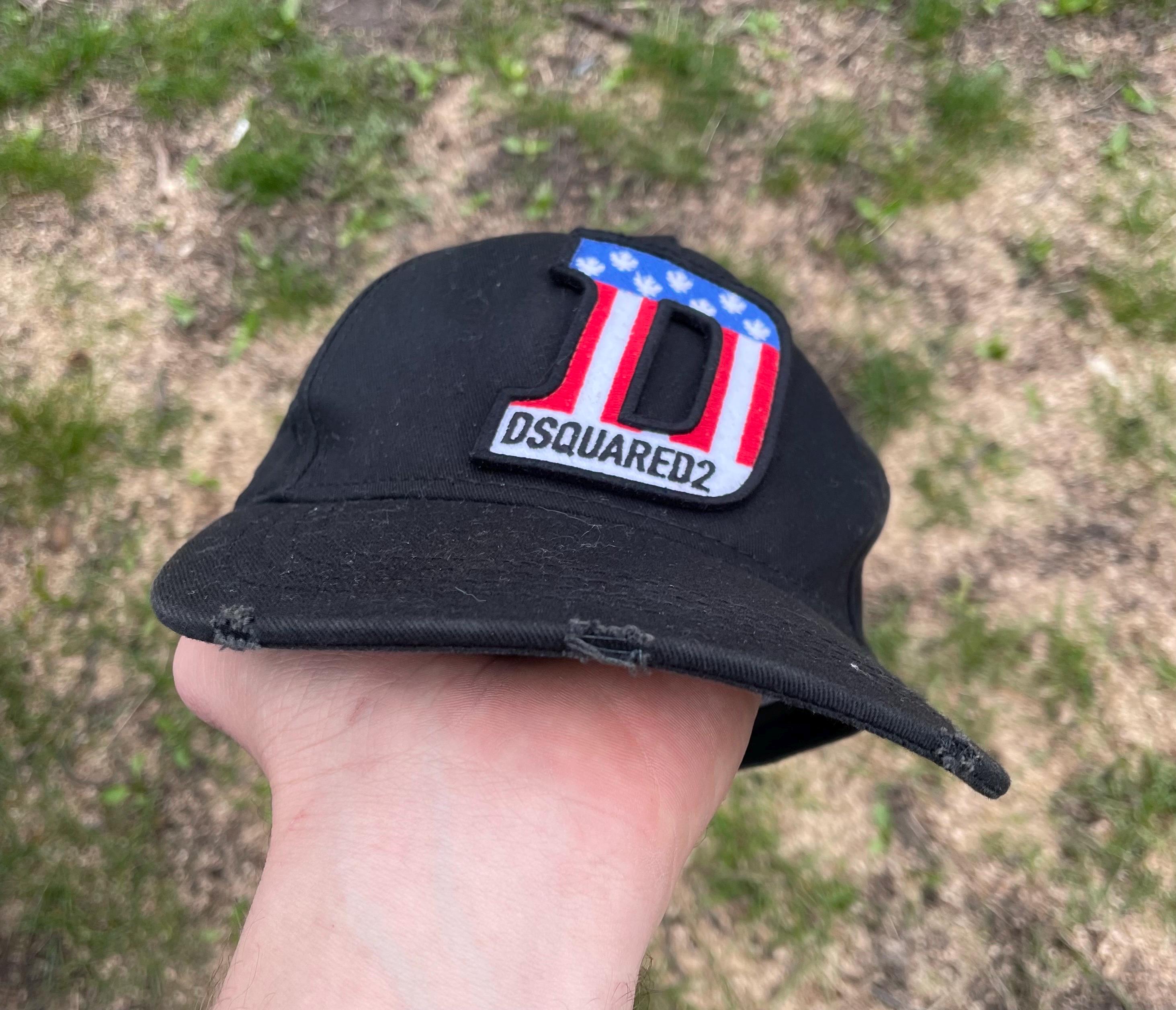 Dsquared2 D Logo Black Baseball Cap - Etsy