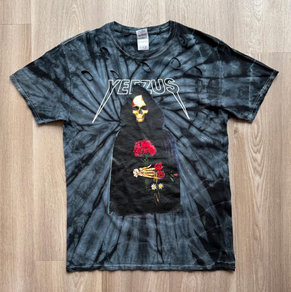 Kanye West Yeezus Tour T-shirt Reaper Tie Dye Tee - Etsy Israel