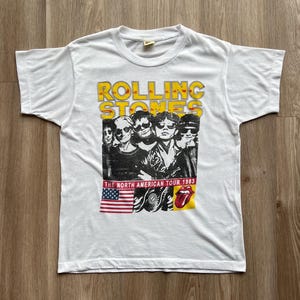 Vintage 1983 The Rolling Stones The North American Tour T-Shirt
