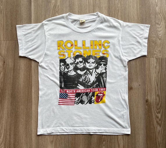 ローリングストーンズ1983 vintage Tシャツ 1983 vintage rolling stones - Gem