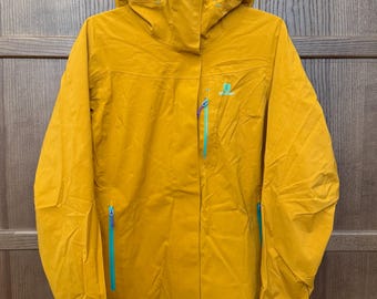 Salomon Goretex Mustard Ski Jacket Women's Size L