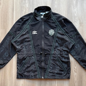 Vintage 90s Umbro Celtic Football Soccer Track Jacket
