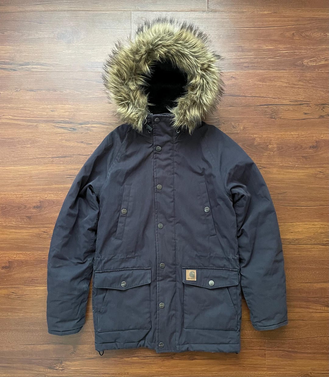 雰囲気◎】Carhartt Trapper Parka フードファー y2k - メルカリ