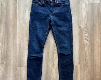 Acne Studios Blue Skinny Jeans Denim Pants