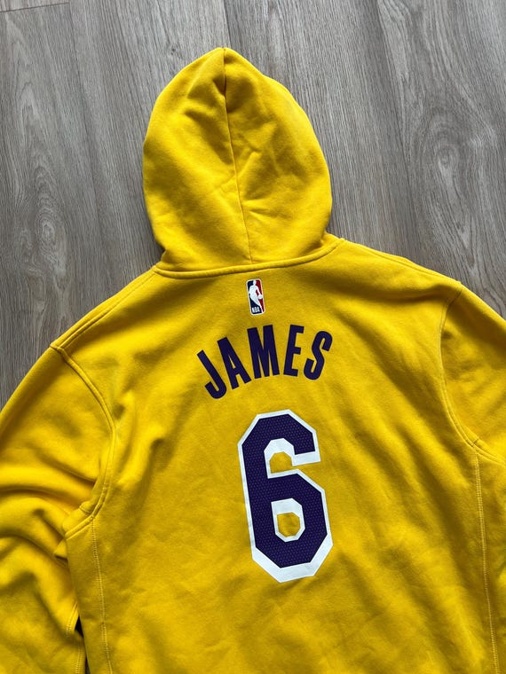Angeles Lakers Nike Sudadera Lakers Amarilla Sudadera Con Capucha