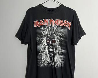 Vintage Iron Maiden Horror Black Rock T-shirt