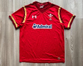 Indicateur Du Pays De Galles D'essai De Rayure De Joueur De Rugby