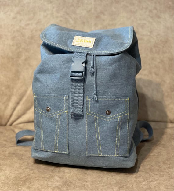 Jean Paul Gaultier Denim Backpack Bag - Etsy