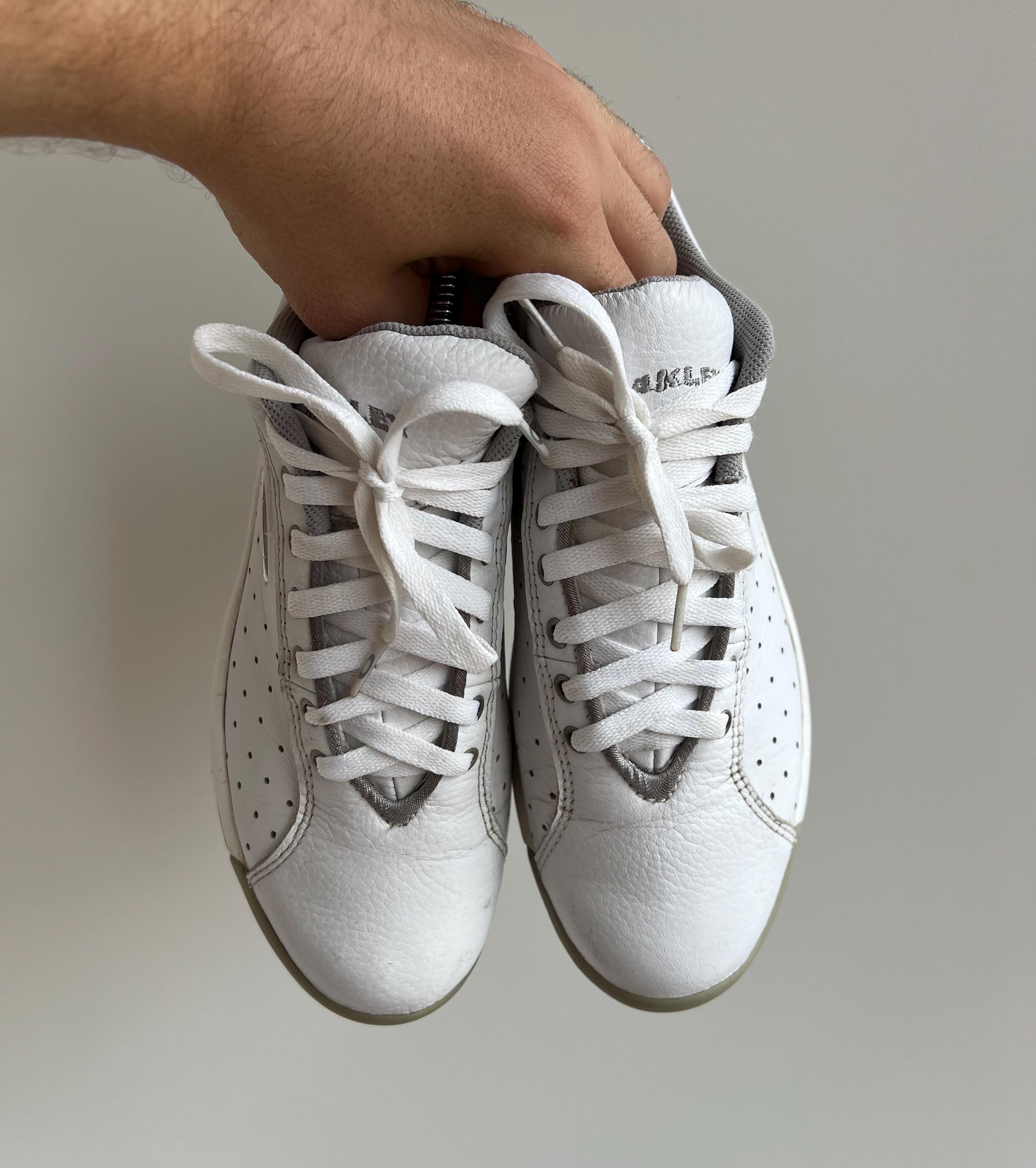 Vintage Oakley White Leather Sneakers - Etsy