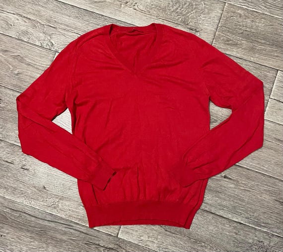 Prada V Neck Knit Sweater - Etsy Canada