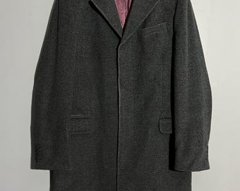 ジャケット・アウター vintage KENZO HOMME wool coat ew Vintage Kenzo Homme Wool Gray Coat Jacket - Etsy